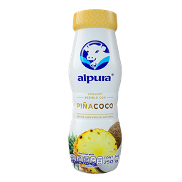 Alpura Yorghurt Piña y Coco Bebible 250 ml