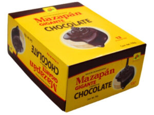 MAZAPAN CUBIERTO DE CHOCOLATE 12 PIEZAS