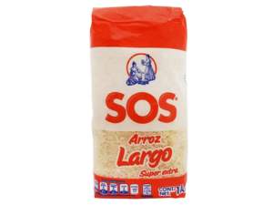 Arroz grano largo super extra SOS 1 KG