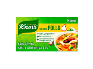Caldo de pollo natural Knorr 6 cubos