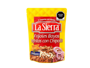 Frijol bayo refrito chipotle La Sierra 430 gr