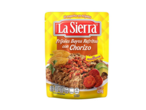 Frijol bayo refrito chorizo La Sierra 430 gr