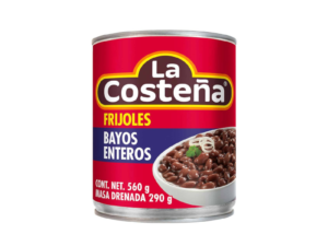 Frijoles bayos enteros La Costeña 560 gr