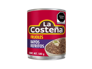 Frijoles bayos refritos La Costeña 580 GR