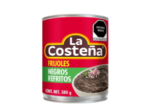 Frijoles negros refritos La Costeña 580 gr