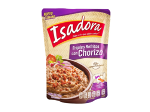 Frijoles refritos con chorizo Isadora 430 gr