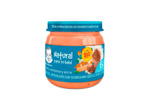 Gerber de res, verduras y arroz 100 gr