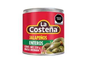 Jalapeños enteros La Costeña 220 gr