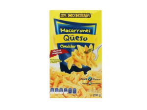 Macarrones con queso cheddar La Moderna 200 gr