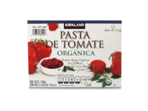 Pasta de tomate orgánica Kirkland 170 gr