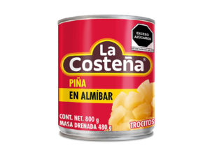 Piña en almíbar trocitos La Costeña 800 gr