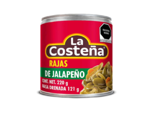 Rajas de jalapeños La Costeña 105 gr