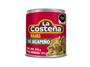 Rajas de jalapeño La Costeña 220 gr