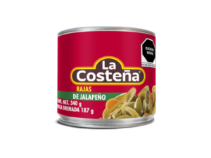 Rajas de jalapeño La Costeña 340 gr