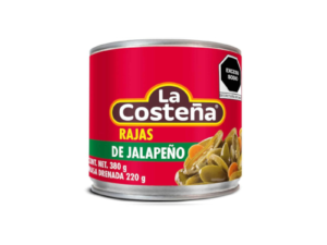 Rajas de jalapeño La Costeña 380 gr