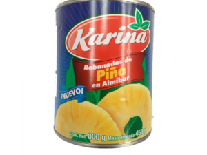 Piña en almibar rebanada Karina 800 gr