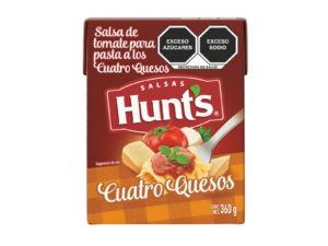 Salsa de tomate cuatro quesos Hunts 360 gr