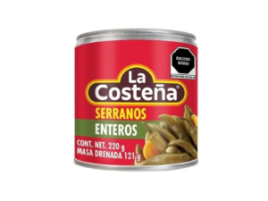 Serranos enteros La Costeña 220 gr