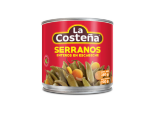 Serrano entero La Costeña 380 gr