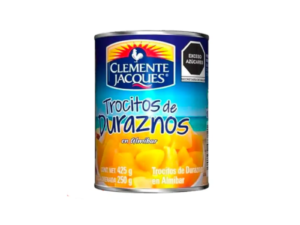 Trocitos de durazno en almíbar Clemente Jacques 425 gr