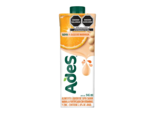 Leche de soya con jugo de naranja Ades 946 ml