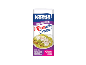 Media crema deslactosada Nestle 190 gr