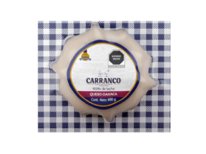 Queso Oaxaca 400gr Carranco