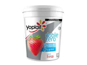 Yoghurt doble cero fresa 1kg Yoplait