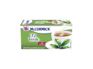 Te Verde Sin Saborizante 25pz McCormick