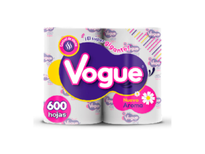 Papel Higienico 600 Hojas Vogue